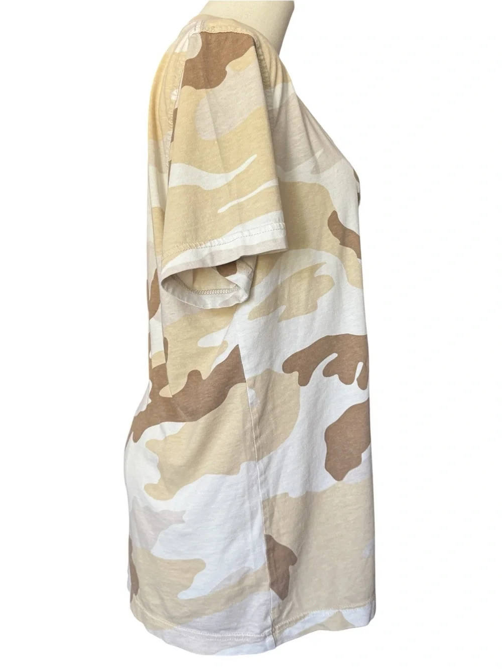 Adidas Originals Desert Camo Trefoil Tee Sand Tan Camouflage Unisex L